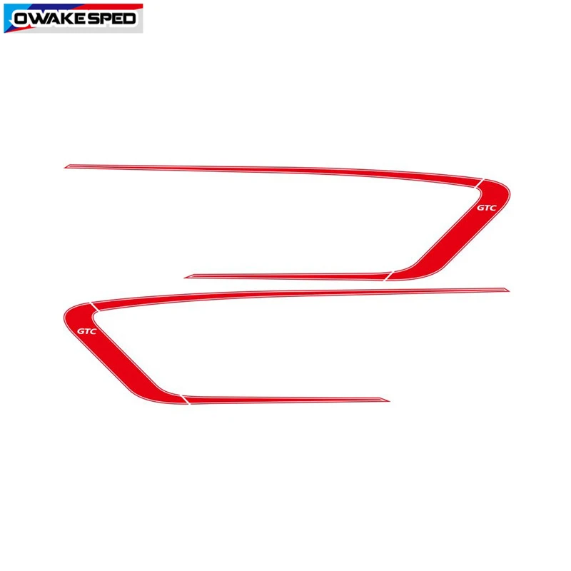 For Opel Astra GTC Racing Sport Styling Vinyl Decal Auto Body Door Side Decor Stickers Car Protection Accessories