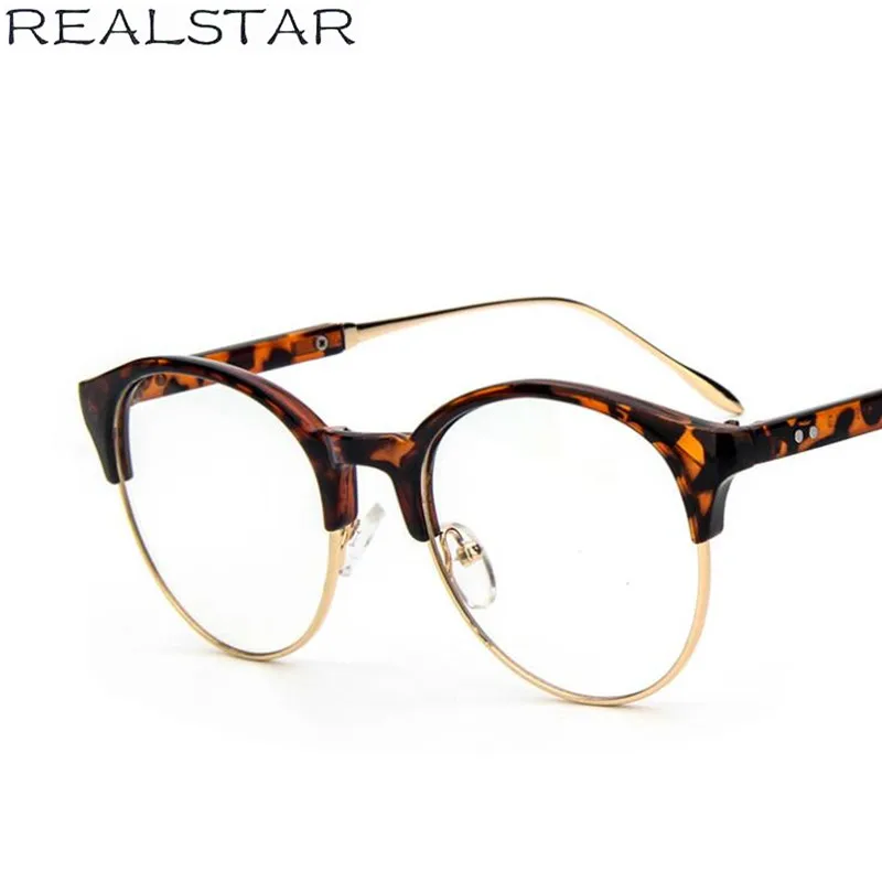 REALSTAR 2018 модные полукруглые оправы для очков женские оптические очки кошачий глаз