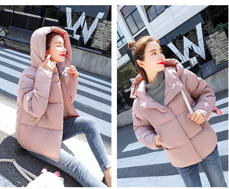 Spring Autumn Winter New 2018 hooded coat Plus Size Women Parks Long Sleeves Women Winter Coat slim Female Outwear Winter Jacket (6)