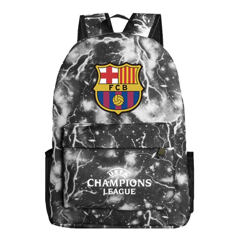 Logotipo de campeones bolsa Mochila de los hombres, los niños de viaje de Barcelona de los adolescentes de la escuela los niños, regalo de Mochila Bolsas Escolar Logotipo de campeones bolsa Mochila de los hombres, los niños de viaje de Barcelona de los adolescentes de la escuela los niños, regalo de Mochila Bolsas Escolar