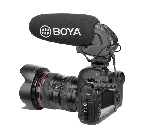 BOYA BY-BM3031 на камеру конденсаторный микрофон для DSLR Nikon Canon видео камера аудио рекордер 1/4 винт 3,5 мм разъем микрофон для Live