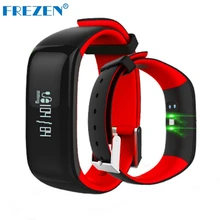 Frezen P1 Смарт браслет bluetooth сердечного ритма Приборы для измерения артериального давления Мониторы браслет Водонепроницаемый smartband для IOS Android