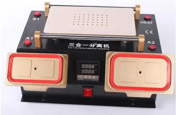 

3in1 Vacuum LCD Separator / Preheater / Bezel Middle Frame Separator For iPhone Samsung Touch Screen Refurbish Repair Machine