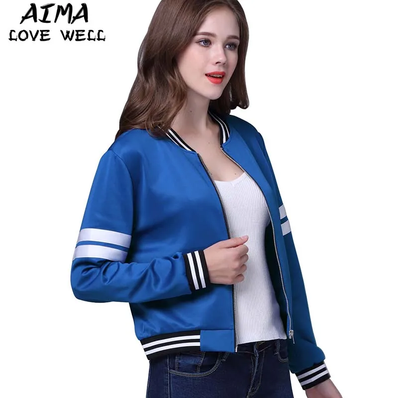 New Fashion Autumn Women Bomber Jackets 