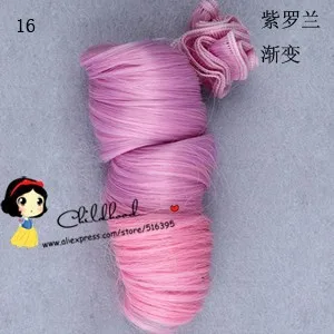 Цвет выбрать наращивание волос 15*100 см натуральный цвет вьющиеся парики для BJD куклы