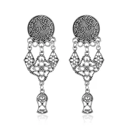 Brinco Exaggeration Of Carve Patterns Or Designs On Woodwork Restoring Ancient Ways Alloy Earrings Manufacturer Wholesale Spot Brinco Exaggeration Of Carve Patterns Or Designs On Woodwork Restoring Ancient Ways Alloy Earrings Manufacturer Wholesale Spot