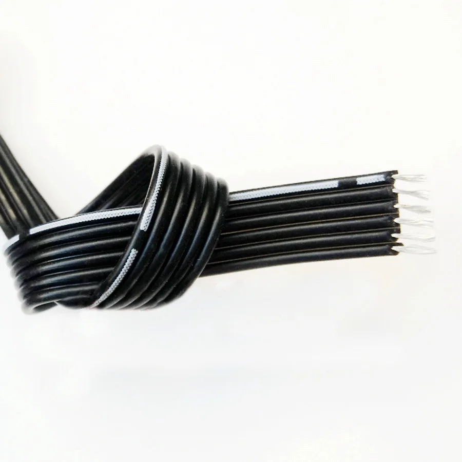

26AWG 28AWG 30AWG Silicone Wire Ultra Flexiable Test Line 3P 4P 6P 0.08mm Tinned Copper Cable -60C~200C
