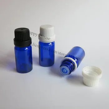

360 x 10ml Cobalt Blue Glass Essential Oil Bottle With Tamper Evident Cap,10cc Glass Container,Glass Container