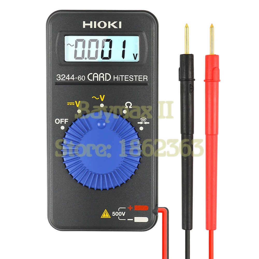 Hioki 3244 60 Card style Pocket Digital Multimeter for General