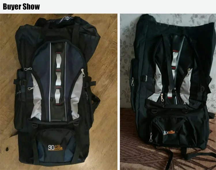 Bolsas de Esportes à Prova Mochila dos Homens para Mulheres 100l ao ar Grande Mochila Livre Dwaterproof Água Náilon Caminhadas Acampamento Escalada Pesca Bolsa Xa769a 19 Esporte e Lazer