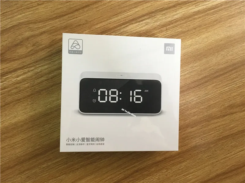 Original Xiaomi mijia xiaoai Smart Voice Broadcast Alarm Clock work with mi home app C2 (1)