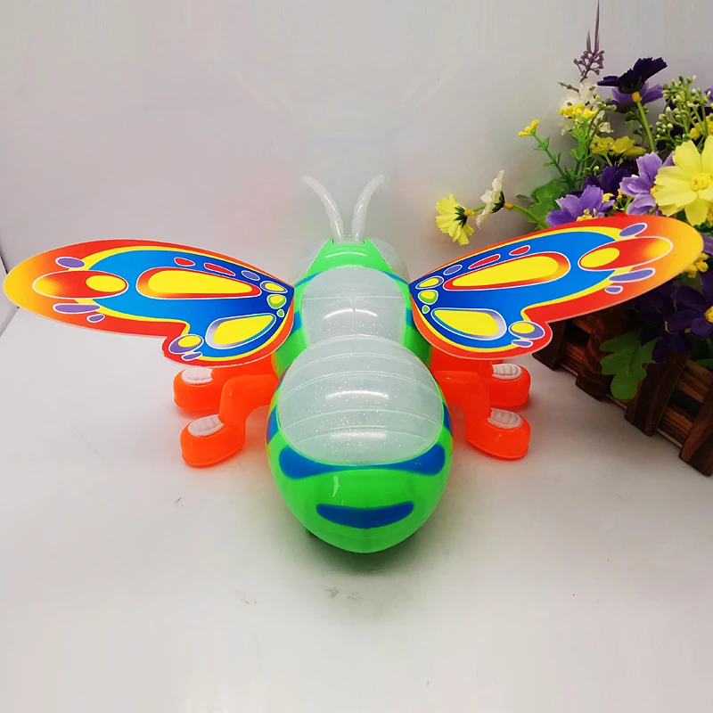 Детские электрические игрушки милые пчелы поют и танцуют со светомузыкальный проектор для девочек мальчиков детские Электронные Домашние животные
