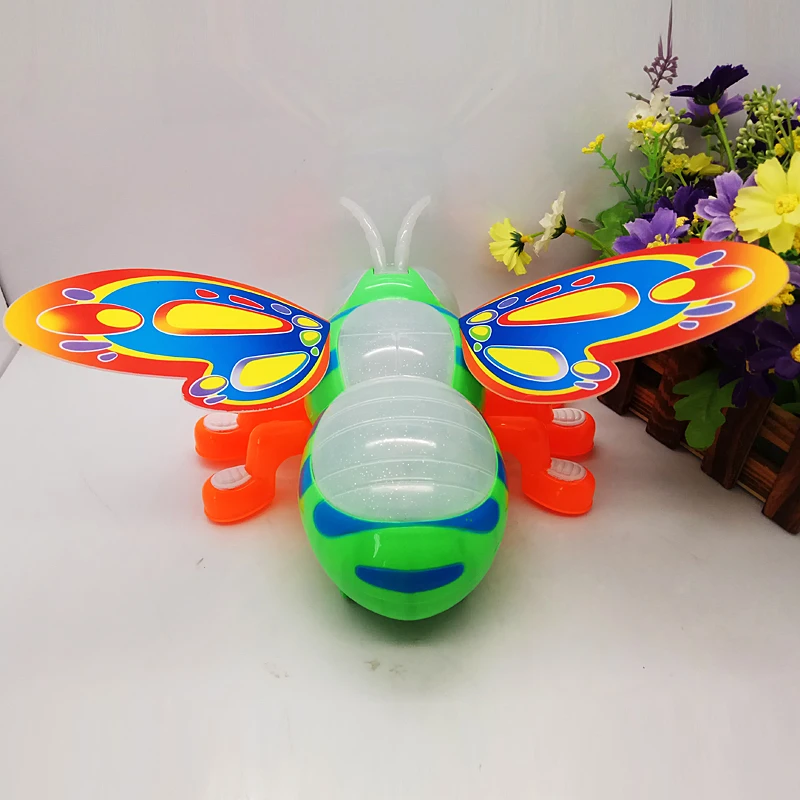 FRee Shipping Kids Electric Toys Cute Bee Sing And Dance With Music Lights for Girls Boys Children Electronic Pets