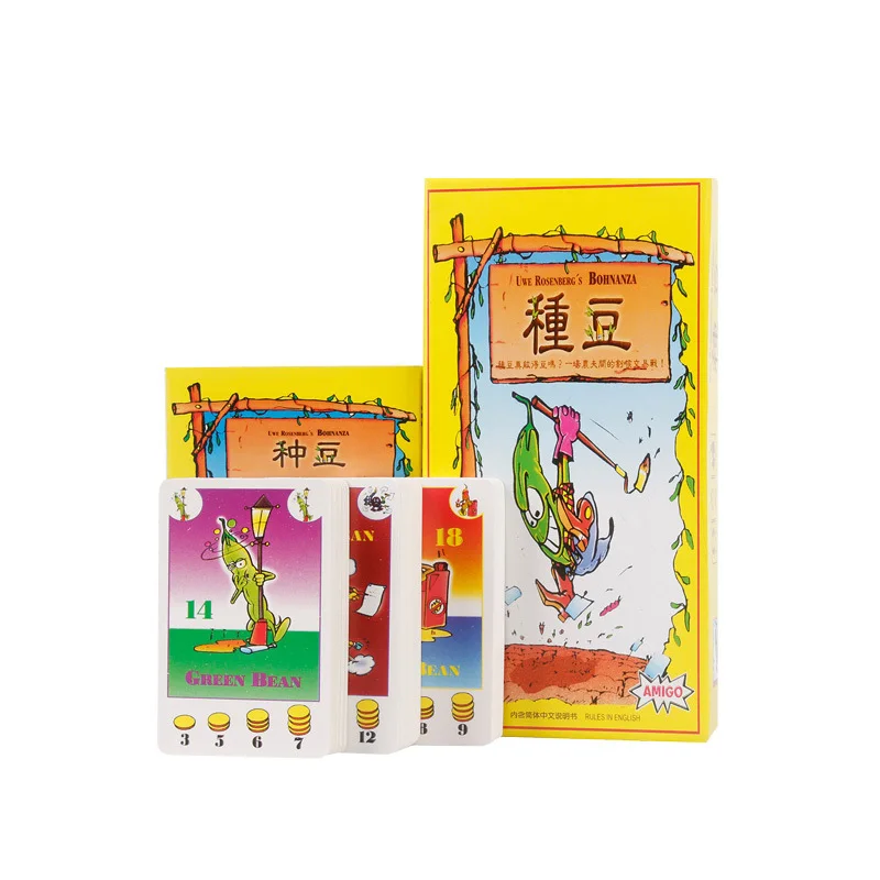 

BOHNANZA Board Game with Expand 2-7 Players Family/Party Best Gift for Children Funny Party Game Send Instructions