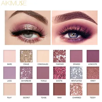 

18 Colors Shining Matte Eyeshadow Sequin Waterproof Smoky Eye Shadow Palette @ME88