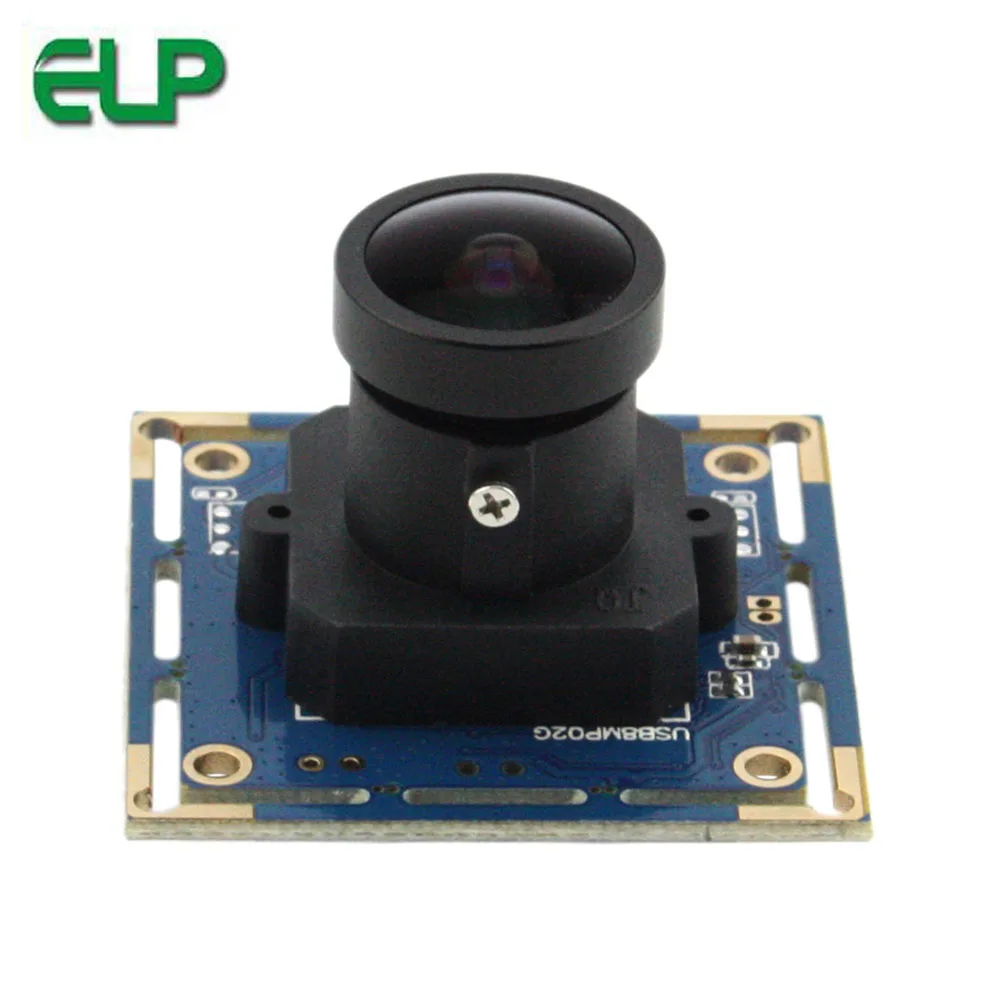 High resolution HD 8 megapixel usb camera module with wide angle