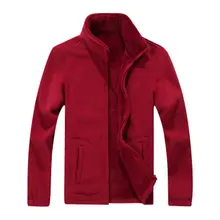 Zozowang 6XL 8XL Mens Softshell Fleece Casual Jackets Men Warm Sweatshirt Thermal Coats Solid Thickened Brand Clothing