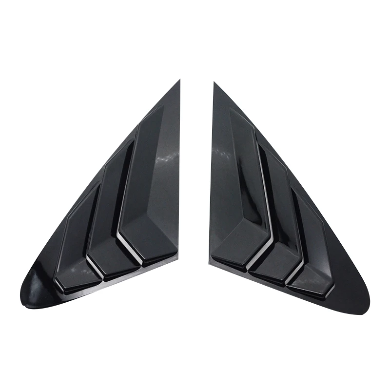 

QHCP ABS Car Rear Triangle Side Window Shutter Sticker Decoration Carbon Fiber Style Fit For Lexus NX200 300 200T 300H 2015-2018