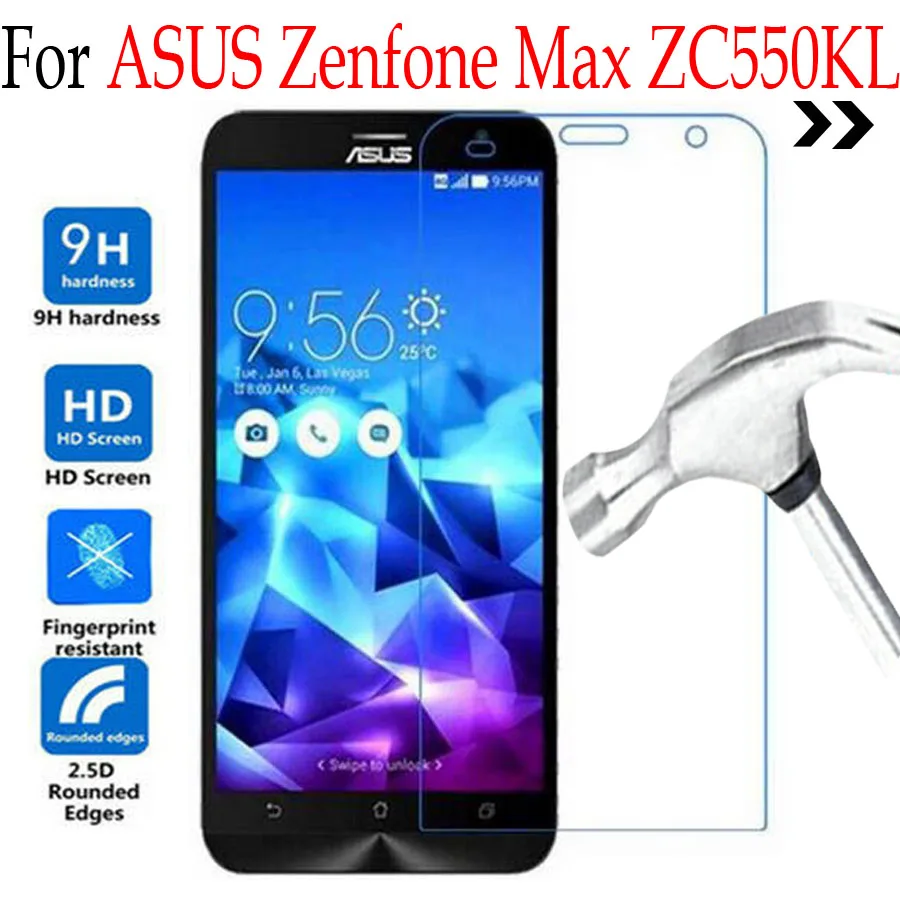 Для Asus Zenfone Max ZC550KL premium Прозрачность Закаленное Стекло Защитная экранная пленка