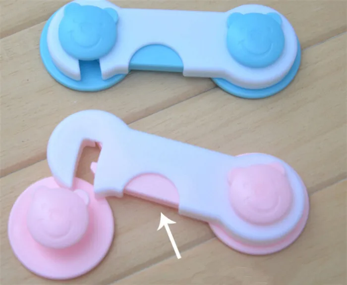 

One piece Baby Lock Baby Safty Plastic Drawers Lock Door Safety Lock For Child Kids Refrigerator Baby Safety Lock WL77