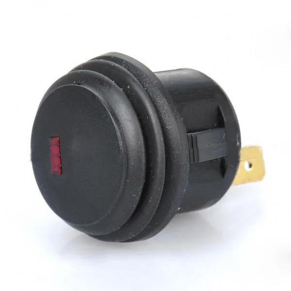 12В 20А ВКЛ-ВЫКЛ 3pin водонепроницаемый кнопочный переключатель 3pin с красным/синим индикатором светильник