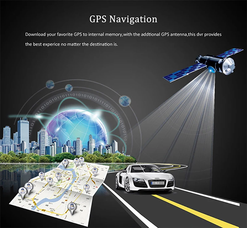 10 Inch 3G  4G Android Car DVR 1080P Video Camera GPS Navigation ADAS Full HD Camcorder Bluetooth WiFi Dual lens 10