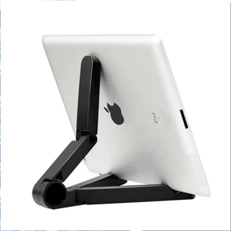 

Plastic Foldable Adjustable Angle Lazy Universal Stent Stand Bracket Triangle Support Holder Tablet Mount for IPad Tablets