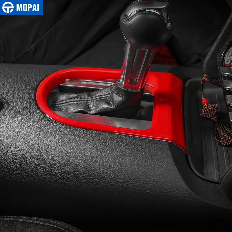 Внутренние молдинги MOPAI для Ford Mustang декоративная наклейка на панель переключения