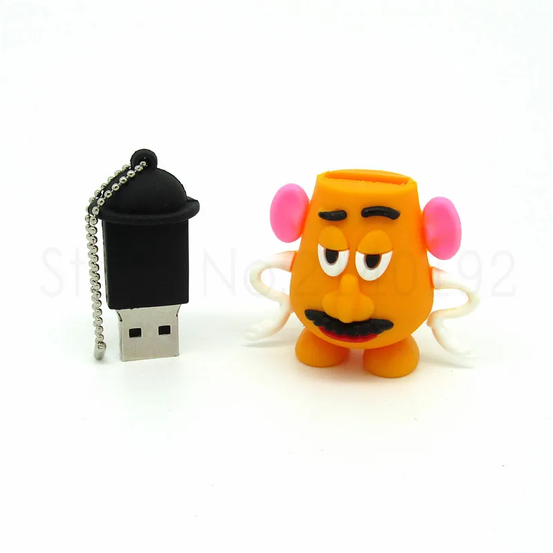 Серия игрушек Mr& Mrs potato head флэш-накопитель usb мини-компьютер в подарок карта памяти 4 ГБ 8 ГБ 16 ГБ 32 ГБ - Цвет: Mr potato head