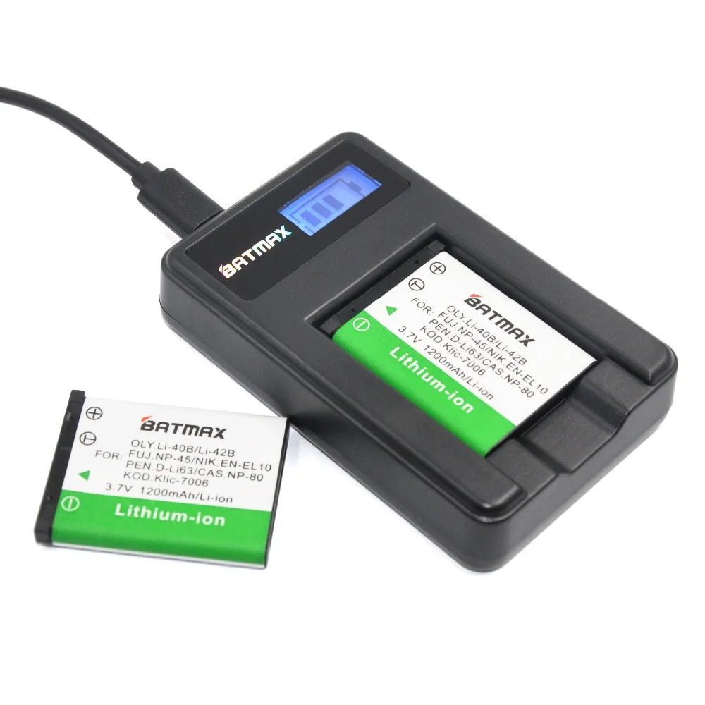 Prix pour 2 Pack 1200 mAh LI-42B Li-40B LI42B Li 42B 40B Caméra Batteries & USB LCD Chargeur pour OLYMPUS U700 U710 FE230 FE340 FE290 FE360 Prix pour 2 Pack 1200 mAh LI-42B Li-40B LI42B Li 42B 40B Caméra Batteries & USB LCD Chargeur pour OLYMPUS U700 U710 FE230 FE340 FE290 FE360