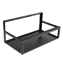 6 GPU Graphic Card Crypto Coin Open Air Mining Miner Frame Rig Case up to 6 GPU ETH BTC Ethereum Computer Case Towers For BTC