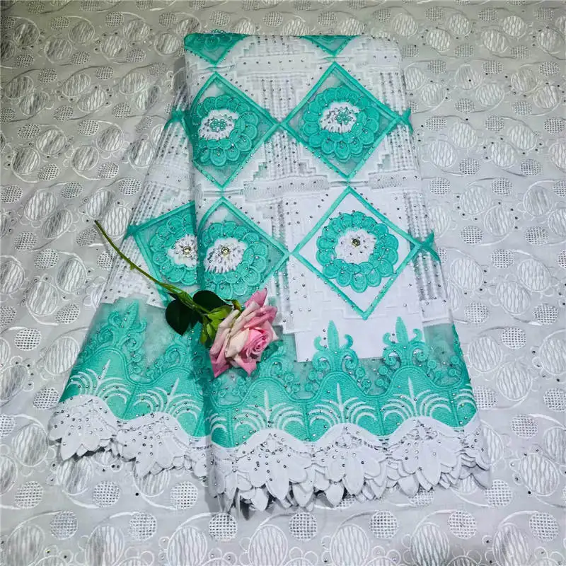

ZQJ!African Lace Fabric 2018 High Quality Nigerian Lace Fabrics Tissu Africain Guipure Embroidery French Tulle Lace ! L31809