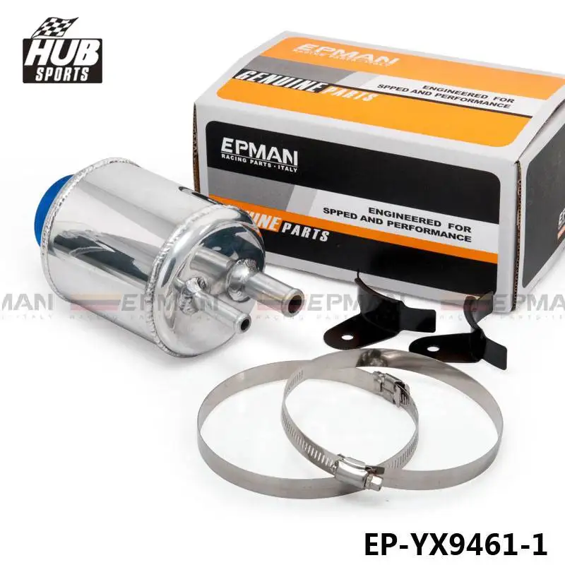 

Fuel Cell Racing Power Steering Tank Reservoir Tank Aluminum Breather Tank HU-YX9461-1