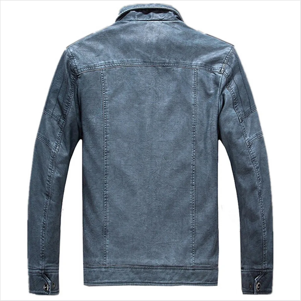 Мужские Кожаные Куртки из искусственной кожи Jaqueta Masculinas Inverno Couro куртка Jaquetas De