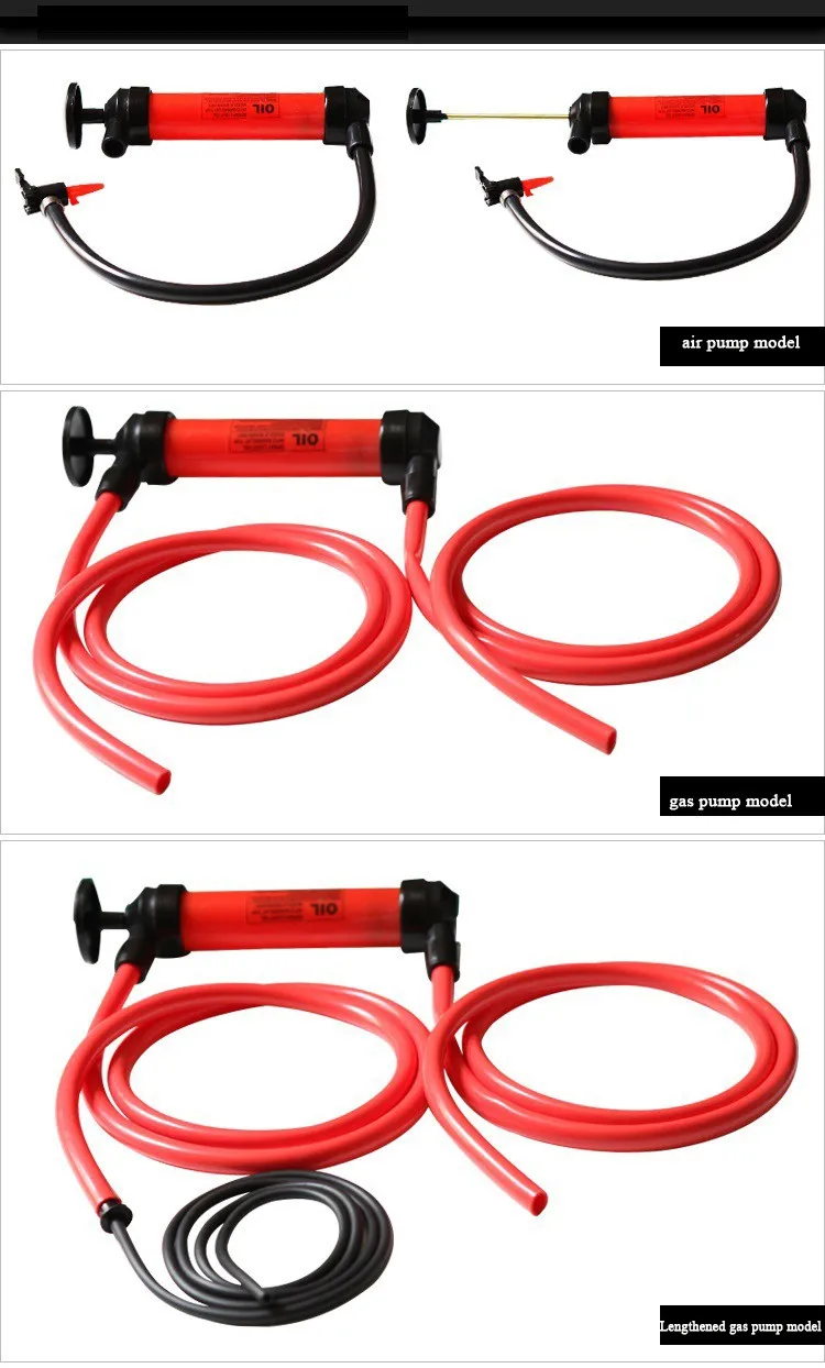 Автостайлинг, портативный автомобильный сифонный шланг, жидкое масло, газ, вода, ручная насосная присоска, пластиковая труба, многофункциональный надувной насос