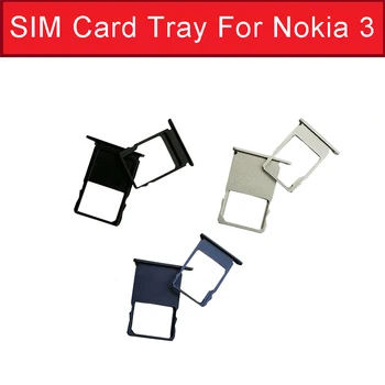 

1set Sim Card Slot Tray For Nokia 3 TA-1020 TA-1028 TA-1032 TA-1038 SD Memory Card Socket Adapter Replacement Parts