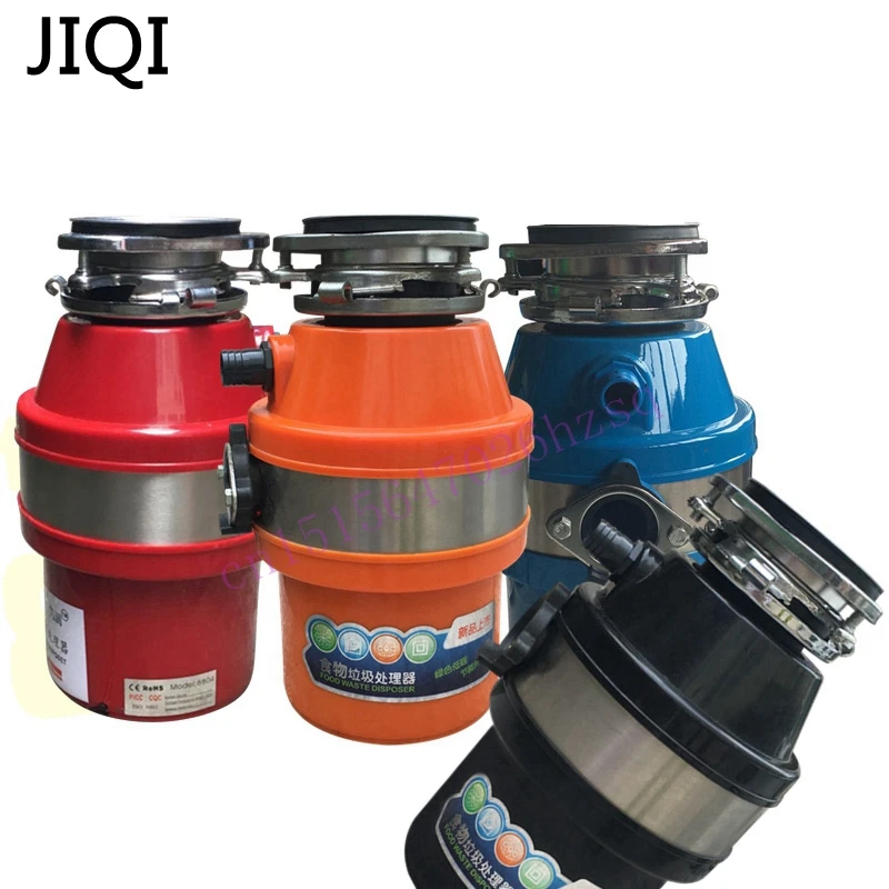 JIQI 1400mL 370W Food waste disposer Household mute kitchen garbage grinder Food residue disposer Garbage processor