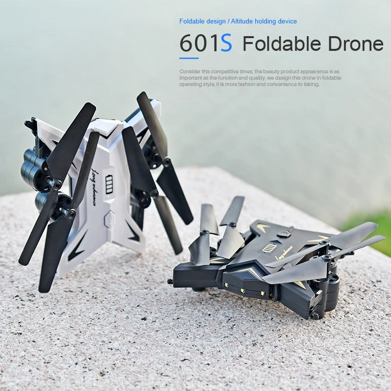 Ky601s RC Helicopter Drone with Camera HD 1080P WIFI FPV Selfie Drone Professional Foldable Remote 
