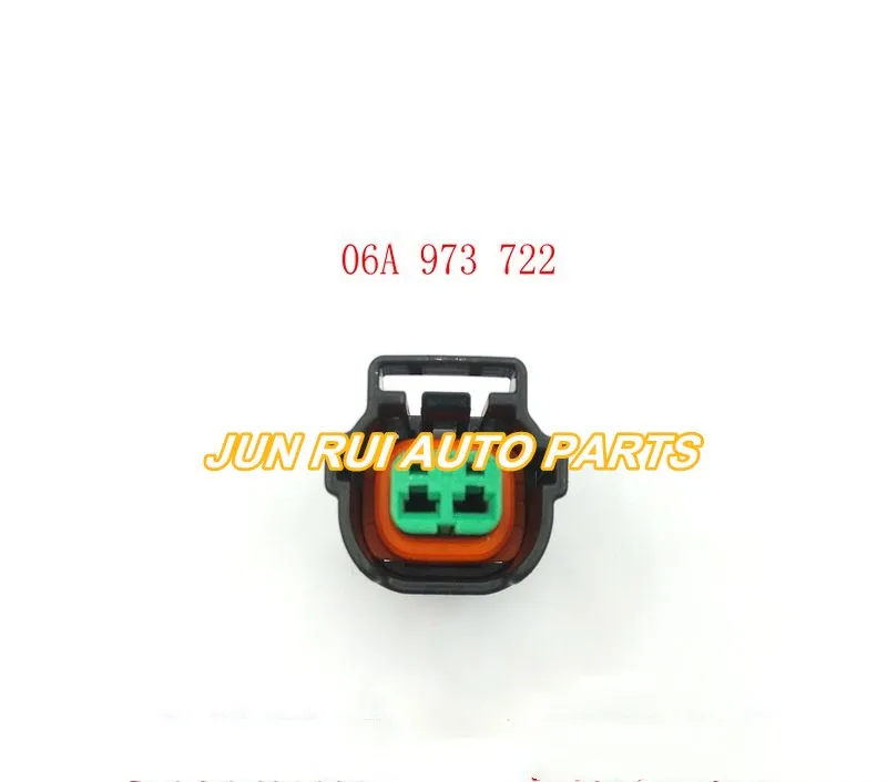 5pcs/lot OEM Quality 2 Pin/Way Fuel injector Plug Connector Housing For AUDI A6 C5 Volkswagen Skoda 06A973722 | Автомобили и