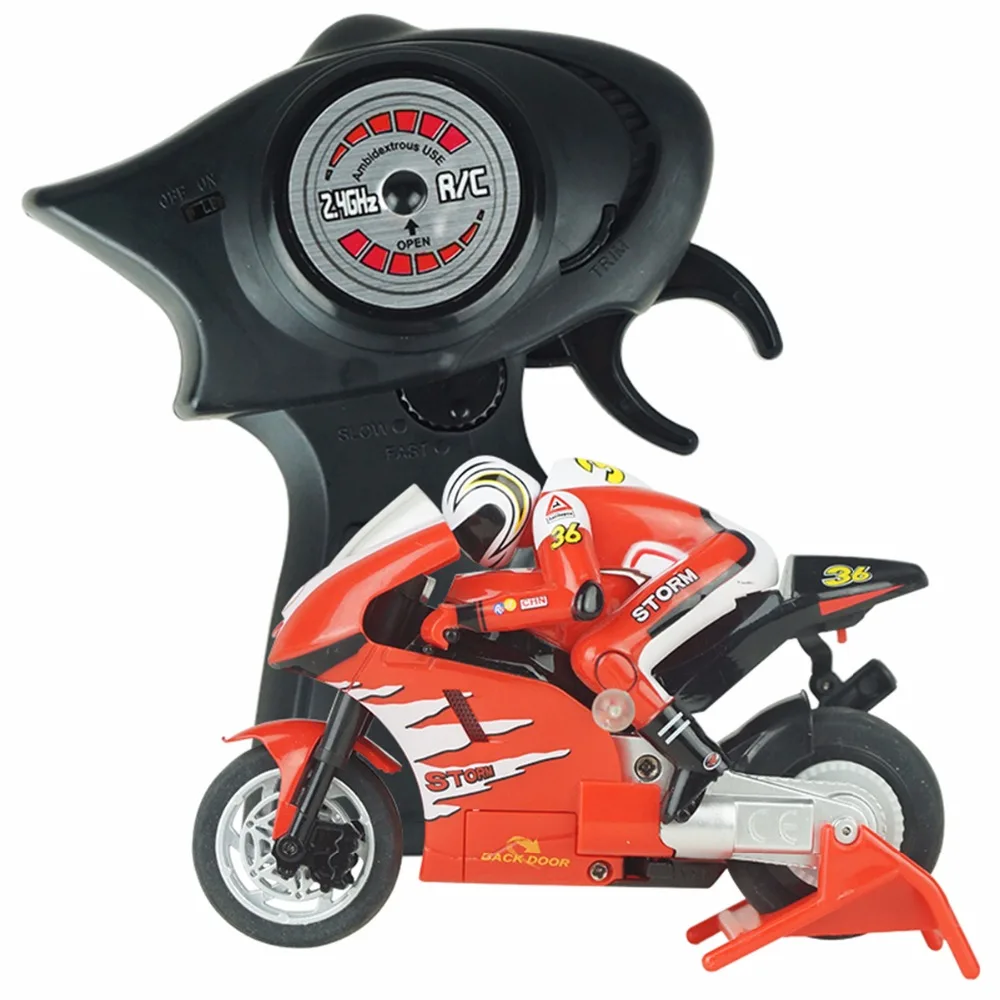 

High Speed Remote Control Off-road Racing Motorcycle Toy Gift For Boy RC Mini Moto B RTR Recharging Children Gifts Outdoor