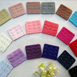 

1PC Candy Color Bra Extender Strap Extension 3 Hooks Intimates Replacement Bra Extender For Women