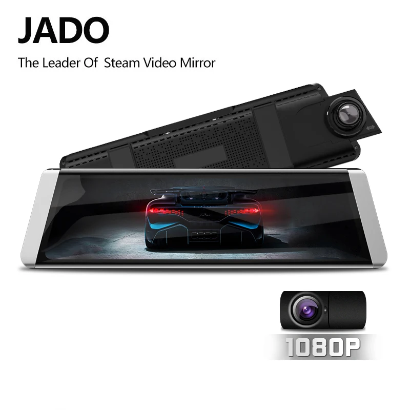 JADO D800s X6 потоковое зеркало заднего вида LDWS GPS трек 10 IPS сенсорный экран Full HD 1080P