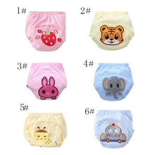 Милые леггинсы для малышей; спортивные штаны для малышей; моющиеся хлопковые непромокаемые трусики для подгузников; FJ88