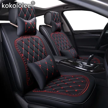 

kokololee pu leather car seat cover For nissan patrol almera classic mitsubishi carisma mazda cx-7 car styling auto accessories