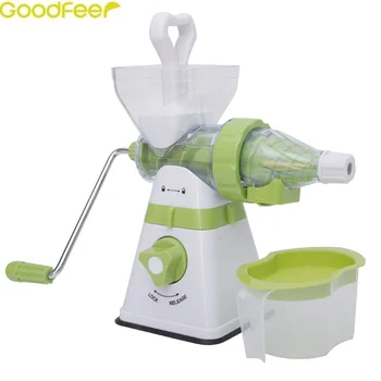 

Goodfeer Easy Hand-crank Home Juice Extractor Juicer Machine Squeeze Fruit Vegetable Juice Blending Watermelon Orange Squeezer