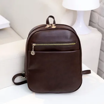 

Vintage PU Leather Backpack School Bag Small Shoulder Bags Luxury Casual Stylish AB@W Women bag