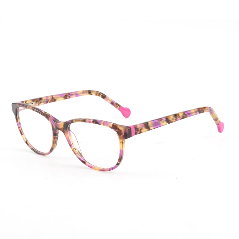 Кирка кошачий глаз оправы Женская мода очки с прозрачными линзами A16396 - Цвет оправы: A16396C2