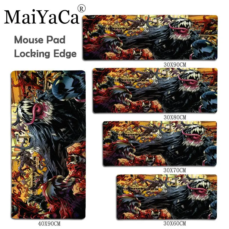 MaiYaCa Venom большой коврик для мыши PC компьютерный коврик Размер для 40x90 см Скорость версия игровые коврики для мыши