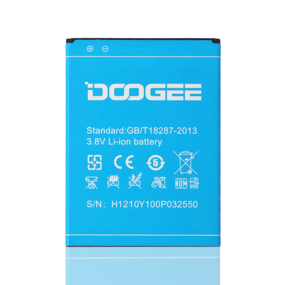 100% Оригинальный аккумулятор Doogee Y100 Plus 3000 мАч для телефона + номер