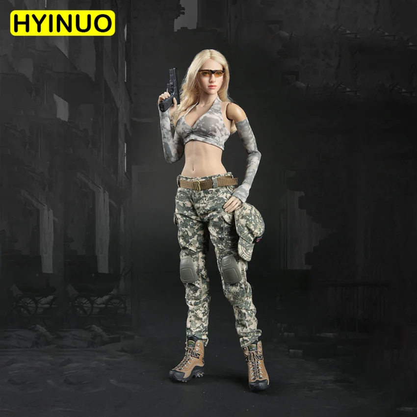 

2 Models 1/6 Scale FG048 Female Sexy Tactical Women Gunner Clothes Clothing Suit Set Model for 12''Action Figure Body Doll Toys